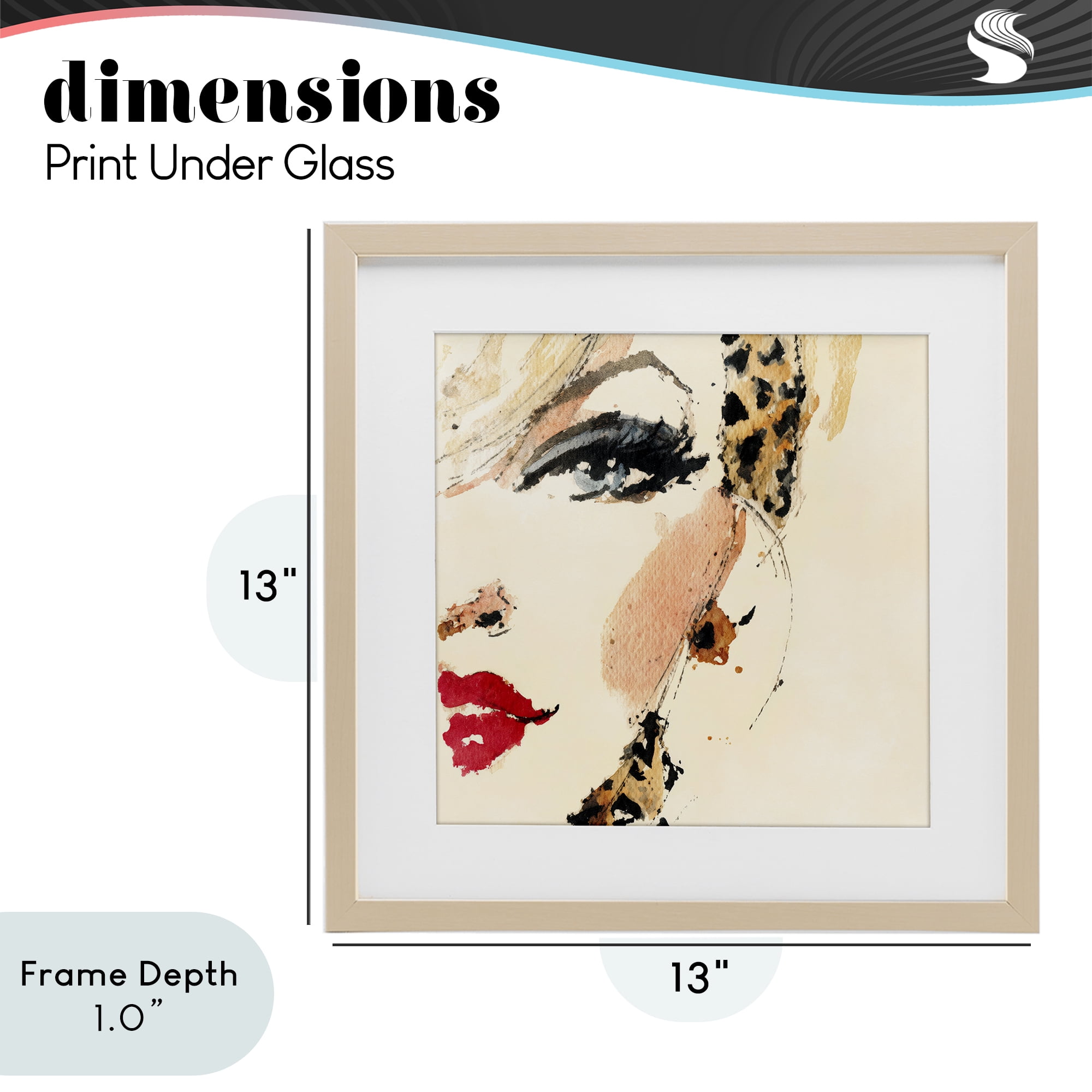 Stupell Industries Crimson Enigma Lipstick Birch Framed Print Under Glass, design by Svetlana Aleynikova