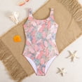 thumbnail image 6 of HAIJIE One Piece Bathing Suit Racerback Bathing Suit Swimsuit One Piece for Girlfriend Women Swimwear, 6 of 7