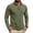 #01 Army Green, variant on Men's Quarter Zip Mock Neck Pullovers, Regular Fit Stretch Soft Raglan Sleeve Tops, Active Casual Wear Dark Gray Sizes S-3XL