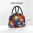 thumbnail image 2 of Salouo Easter Eggs for Insulated Lunch Bag for Women/Men - Leakproof Cooler Tote Bag Organizer - Reusable Lunch Box for Office Picnic Hiking Beach-One Size, 2 of 6