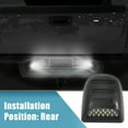 thumbnail image 3 of Conjunto de luces LED para matrícula para Chevrolet Silverado Tahoe Suburban para GMC Sierra 1500 2500 3500 Luz de matrícula trasera LED completa luz blanca y roja 2 piezas, 3 of 7