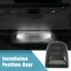 thumbnail image 3 of Conjunto de luces LED para matrícula para Chevrolet Silverado Tahoe Suburban para GMC Sierra 1500 2500 3500 Luz de matrícula trasera LED completa luz blanca y roja 2 piezas, 3 of 7