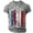 68Light Gray342, variant on XAOFW Patriotic Graphic T Shirts For Man Casual Red White & Blue Print T-Shirts 4th Of July Usa Festival T-Shirt Soft Top L