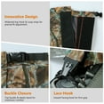 thumbnail image 6 of BASSDASH Camo Waterproof Hunting Leg Gaiters with Replaceable Insteps Lightweight Breathable Boot Gaiter for Hiking Trekking Fishing, 6 of 7