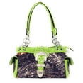 thumbnail image 2 of Western Rhinestone Camouflage Handbag With Matching Wallet In Multi Collections, 2 of 2