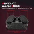 thumbnail image 2 of Kojem Black Overhead Stereo Console for Polaris RZR 800 S RZR4 570 XP900 RZR XP1K UTV, 2 of 10