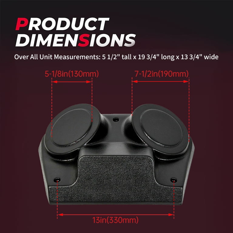 Kojem Overhead Stereo Console for Polaris RZR 800 S + more