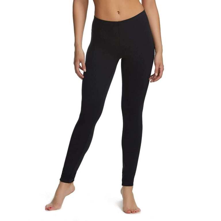 Felina Velvety Super Soft Lightweight Leggings For Women - Yoga Pants  (2-Pack) (Black, Medium)