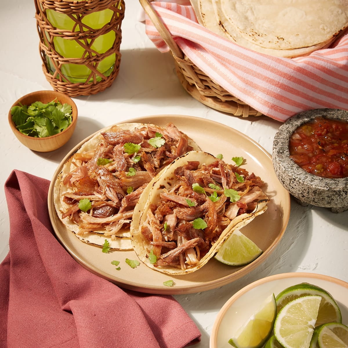 Del Real Foods Slow Cooked Pork Carnitas, 15 oz ( Fully Cooked)