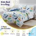 thumbnail image 2 of Juego de cama infantil Bed in a Bag for Boys and Girls Toddlers Juego de sábanas estampado y, 2 of 6