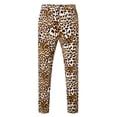 thumbnail image 5 of CONZONE Carnival Mens 2 Peice Suit Set Casual Dress Suit for Men One Button Long Sleeve Leopard Blazer Pants Elegant Slim Fit Party Wedding Business Set, 5 of 8