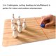 thumbnail image 2 of Juego de mesa 3 en 1 Curling Bowling Shuffleboard Juego de mesa Juego familiar para entretenimiento Abanopi Juego de tejo, 2 of 5