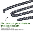 thumbnail image 5 of AlveyTech Customize 8 mm 05T Open Loop Chain with Master Link, Replacement Parts for Scooters & ATVs, 5 of 6