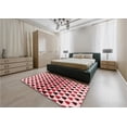 thumbnail image 5 of Ahgly Company Machine Washable Indoor Rectangle Transitional Deep Rose Pink Area Rugs, 8' x 10', 5 of 7