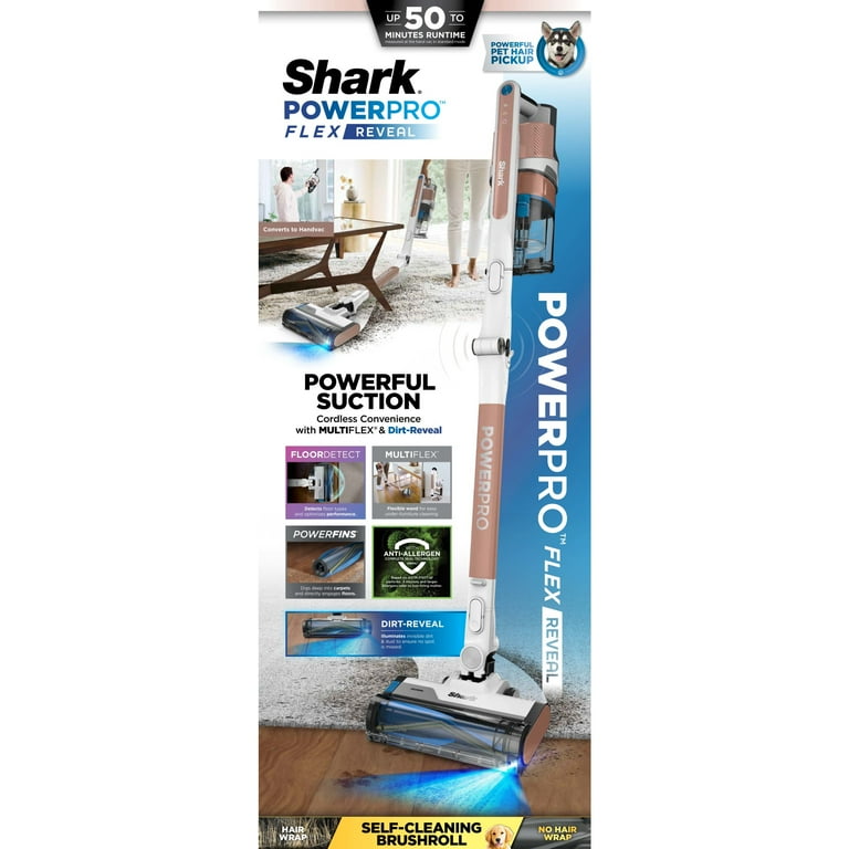 Shark PowerPro Flex Reveal Cordless Stick Vacuum, Carpets