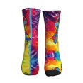 thumbnail image 2 of Women's Men's Autism Awareness Puzzle Flag Colorful Novelty Pattern Crew Athletic Socks, 2 of 7