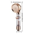 thumbnail image 2 of High Pressure Rainfall Shower Head,handheld Turbocharg Shower Head,adjustable Switch Turbo Spa Mass, 2 of 5