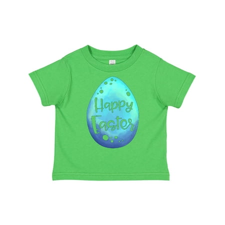 

Inktastic Happy Easter Blue Easter Egg Gift Toddler Boy or Toddler Girl T-Shirt