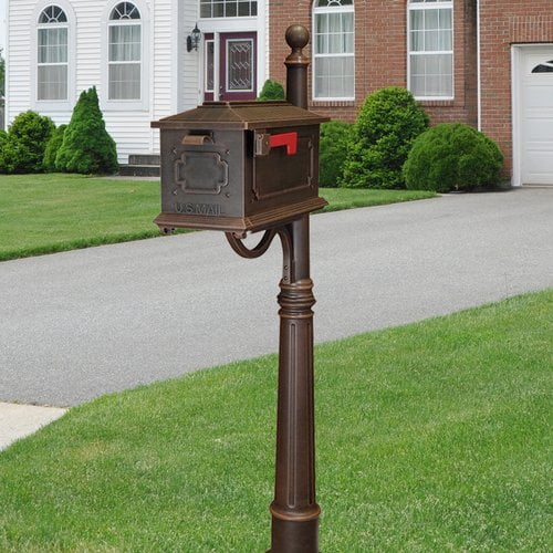 Special Lite Products Kingston Mailbox with Post Included by Special Lite Products
