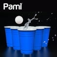 thumbnail image 7 of PAMI Blue Party Cups Disposable Plastic Cups Party Supplies in Resealable Bag, 16 oz 30-Pack, 7 of 7
