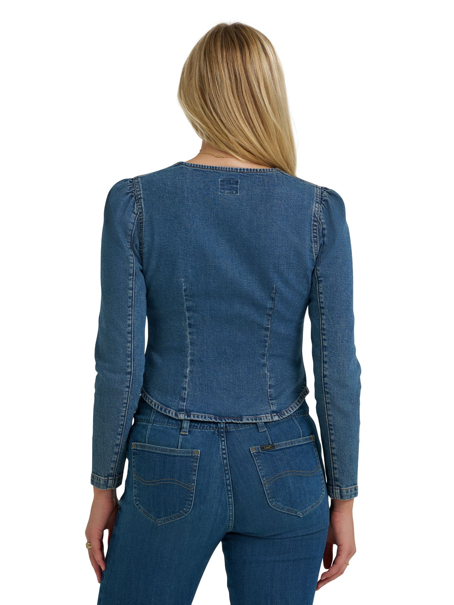 Lee® Women's Heritage Long Sleeve Button-Front Denim Top, Sizes XS