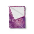 thumbnail image 2 of Flower Soft Flannel Fleece Throw Blanket, Japanese Cherry Blossom Hazy Romantic Paint Eastern Oriental Art, Cozy Plush for Indoor and Outdoor Use, 60" x 80", Fuchsia Purple, by Ambesonne, 2 of 5