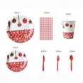 thumbnail image 2 of HongHeng Clearance Under $2.00 Christmas theme Party Tableware Set Disposable Decorative Tableware Paper Set, 2 of 8
