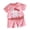 Pink, variant on Lovzfmll 2-Piece Short Sleeve Sleepwear Set, Top & Shorts for Boys & Girls, Summer Sleepwear Outfits for Infant 0-5 Months