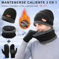 thumbnail image 4 of Gorro,bufanda Y Guantes De Punto 3 En 1 Para Adultos Y Niños, 4 of 6