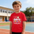 thumbnail image 6 of Boys 100th Day of School Shirt Red | 100 Days Celebration T-Shirt for Kids to Youth 3-10 Years | Soft Cotton Graphic Tee,Size 3 T, 6 of 9