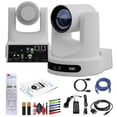 thumbnail image 1 of PTZOptics Move SE SDI/HDMI/USB/IP PTZ Camera with 20x Optical Zoom (White) + Lens Cleaning Kit + Cables and More, 1 of 6