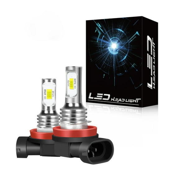 IHNZCB H11 LED Headlight Low Beam/Fog Light Bulb Conversion Kit 6000K White Pack of 2
