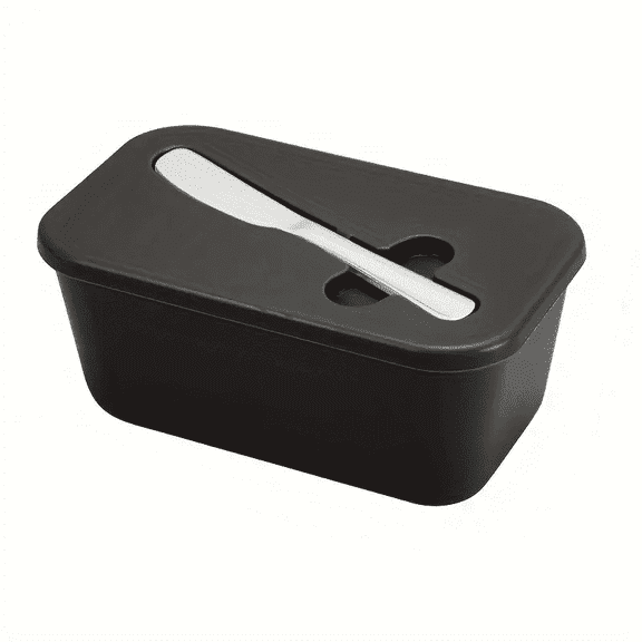 Premium BPA-Free Butter Dish with Lid & Stainless Steel Spreader – Airtight Butter Storage Container for Fridge, Countertop & Dining Table, Durable Hygienic Butter Keeper