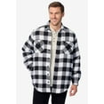thumbnail image 2 of KingSize Men's Big & Tall Fleece Sherpa Shirt Jacket, 2 of 3