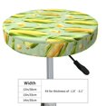 thumbnail image 4 of Rateoe Fresh Sweet Corn Pattern Round Bar Stool Seat Covers,Washable Stool Cushion Slipcover Elastic Bar Chair Covers for 12-14 Inch Chair -13 inch, 4 of 7