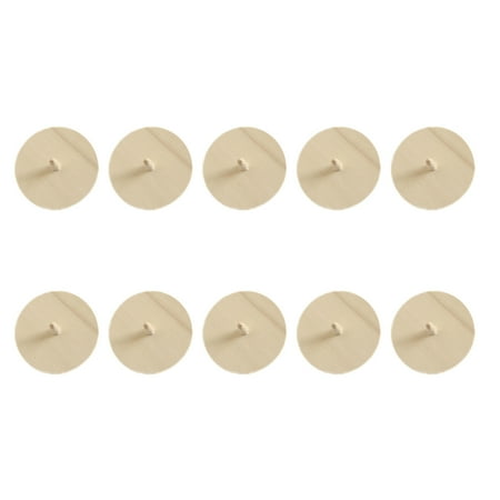 

10pcs Unfinished Wooden Toy DIY Painting Gyroscope Toy Plaything for Kids Children