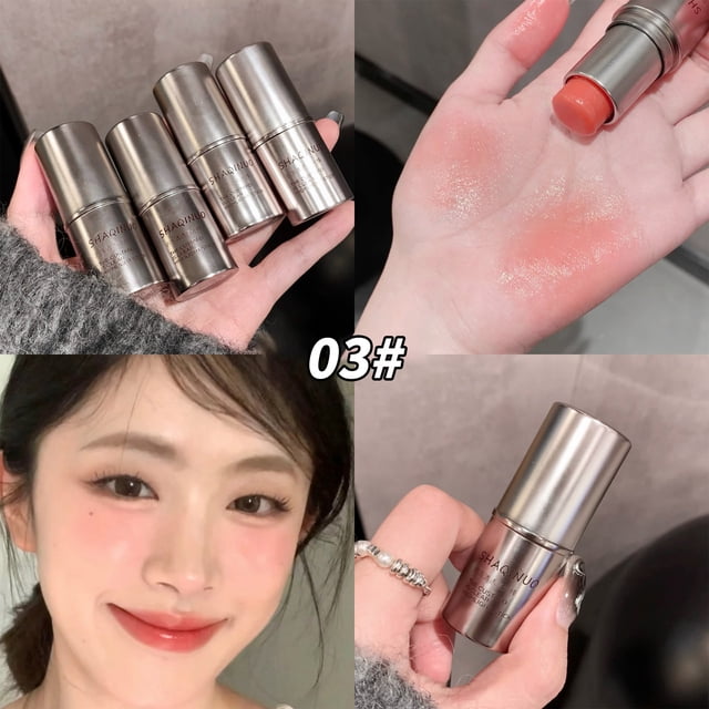 Big Save,HWRETIE Blush Clearance,Highlight Stick Blush,Stick Makeup Stick Multi-Function Lazy Stick 7G
