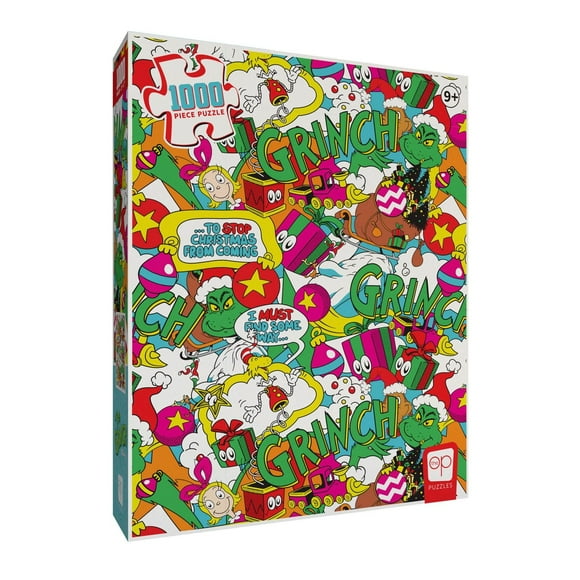 USAopoly The Grinch "Poppin" Casse-Tête De 1,000 Pièces
