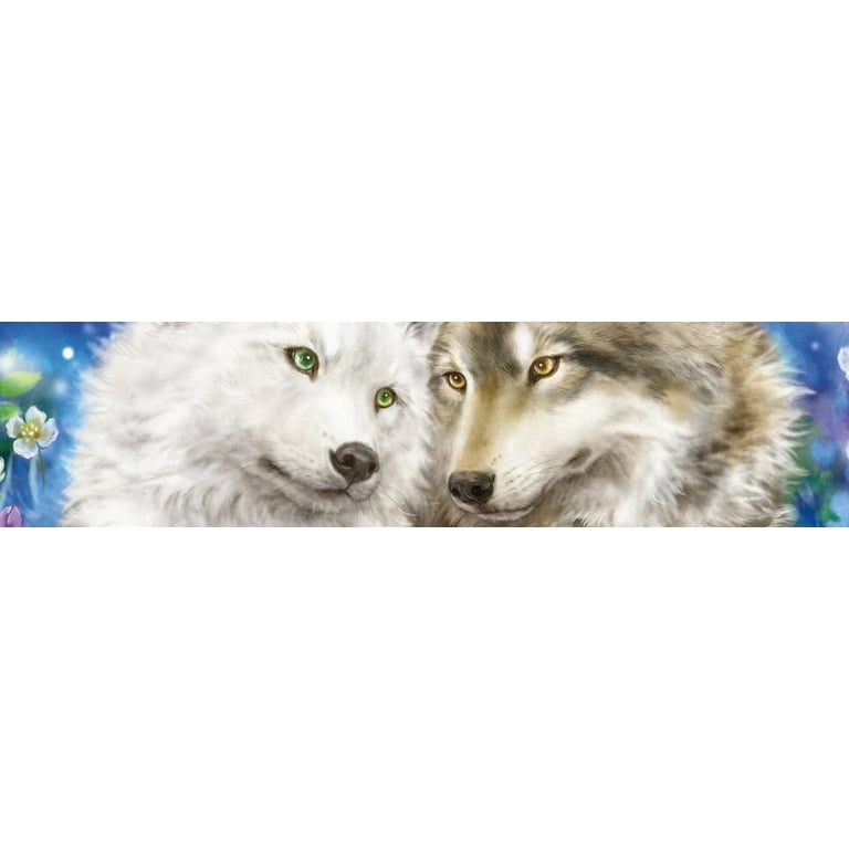Ceaco 1000-Piece Wolves Kayomi Harai Interlocking Jigsaw Puzzle
