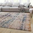 thumbnail image 4 of Merrick Lane 8' x 10' Distressed Old English Style Artisan Traditional Rug in Blue, 4 of 9