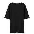 thumbnail image 4 of DailyTrove Women's Minimalist Line Art T-Shirt - Fitted Short Sleeve Tee, Elegant for Daily & Layering, 4 of 4