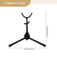 thumbnail image 2 of OULII 1Pack Durable Saxophone Stand Iron Black Ergonomic Design for Students Music Classroom, 2 of 8