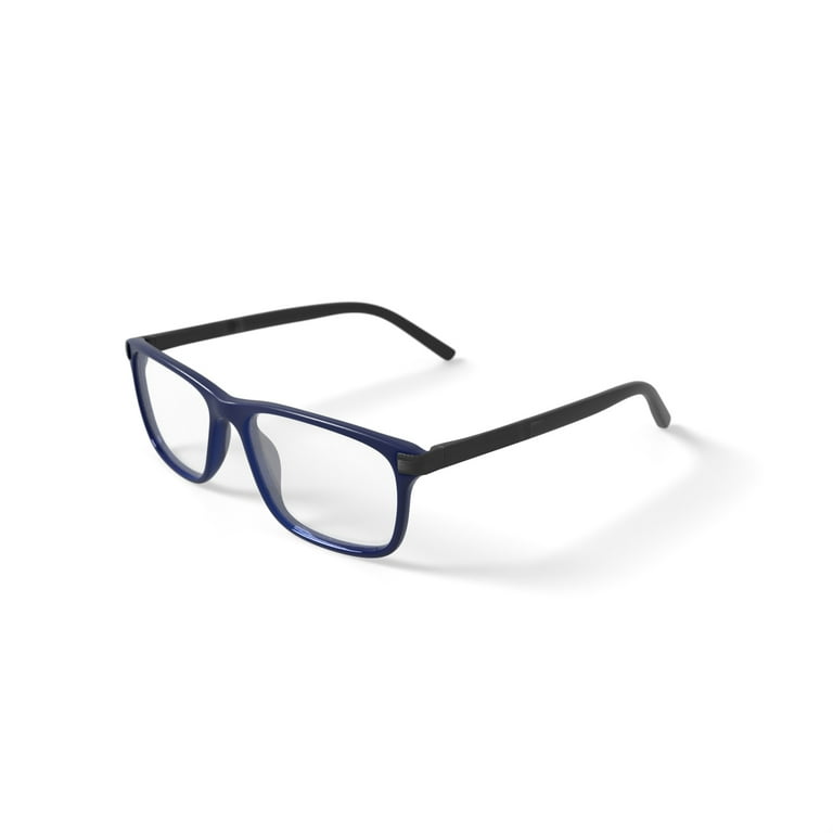 Walmart Men's M0501 Prescription Eyeglasses with Case, Navy Walmart Men's M0501 Prescription Eyeglasses with Case, Navy