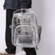 thumbnail image 4 of Mochila de PVC transparente de verano Mochilas escolares simples de moda para adolescentes (gris) Ndcxsfigh Para Estrenar, 4 of 8