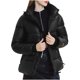thumbnail image 2 of Chaquetas y abrigos casuales con capucha y manga larga para mujer Chaqueta acolchada informal con cuello alto y capucha de manga larga para mujer Parte superior de poliéster para mujer, 2 of 5