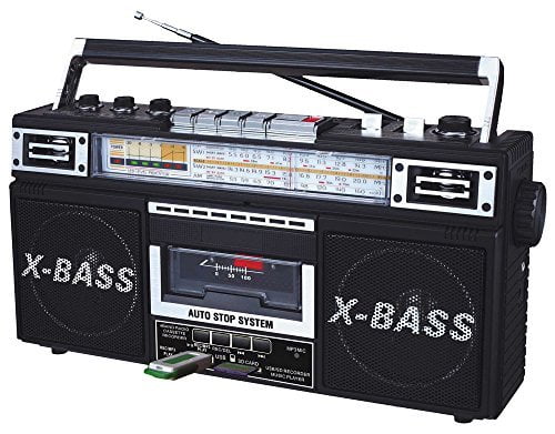 x radio and cassette to mp3 converter - black x radio and cassette to mp3 converter - black