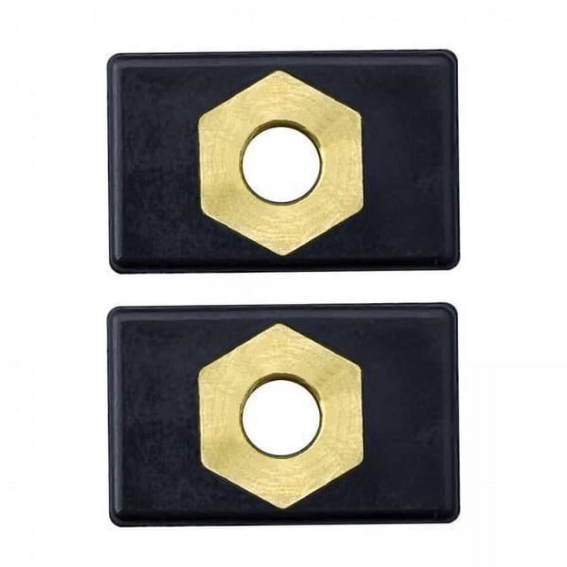 3x Sujetadores de Tuercas de Perno de Riel de Kayak de Latón Y Nailon, Accesorios para Exteriores, Pernos de Hardware de Alta Resistencia Antioxidante 3 piezas