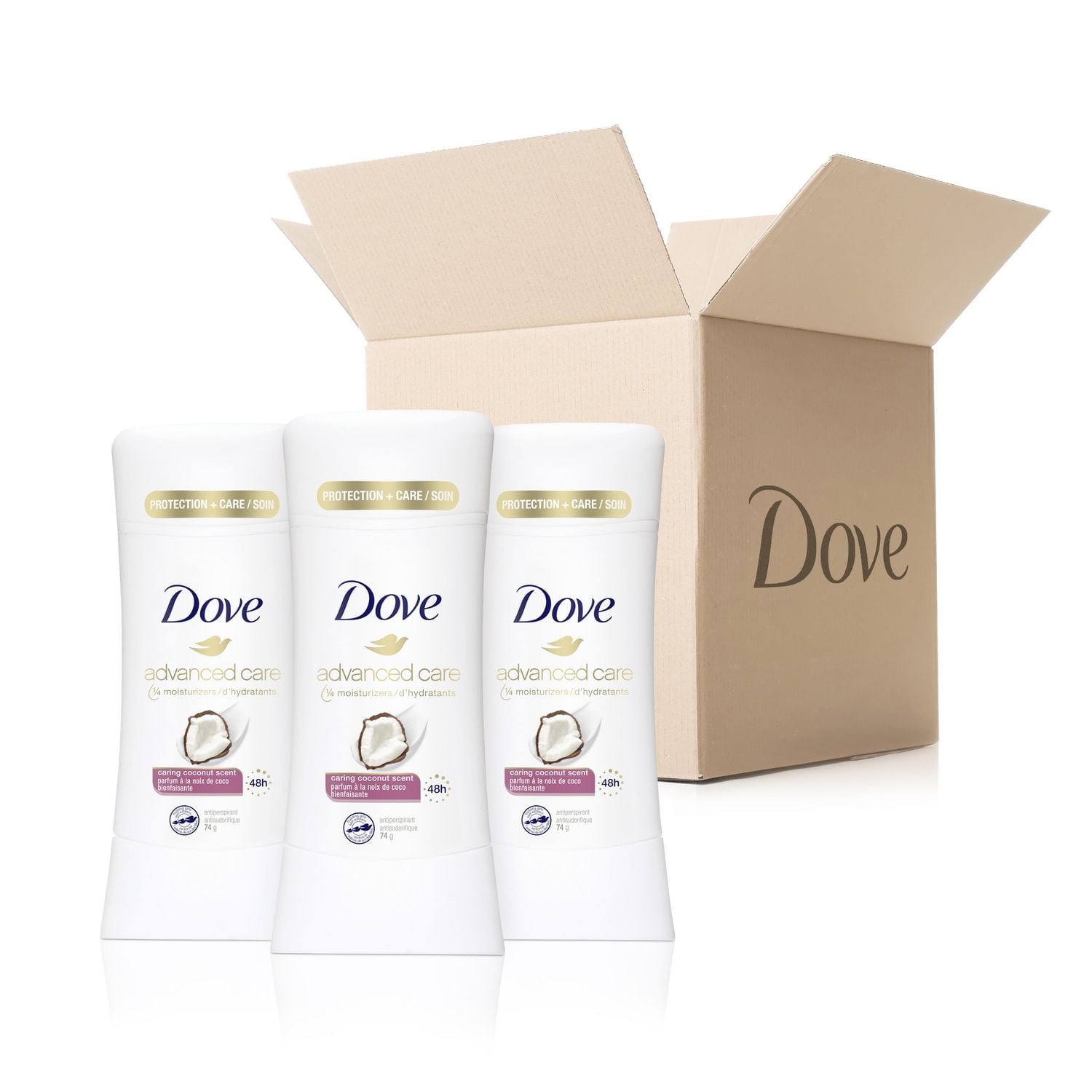 Dove Caring Coconut Antiperspirant Value Pack
