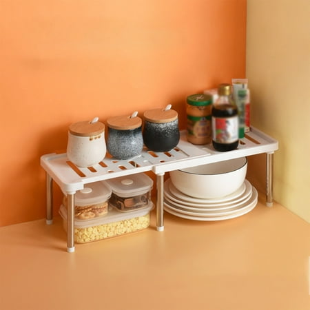 

SSZMDLB Deals Of The Week Retractable Shelf Scalable To 24 Inches Storage Shelf Home Commodity Shelf For Kitchen Sink Bathroom Living Room Cupboard