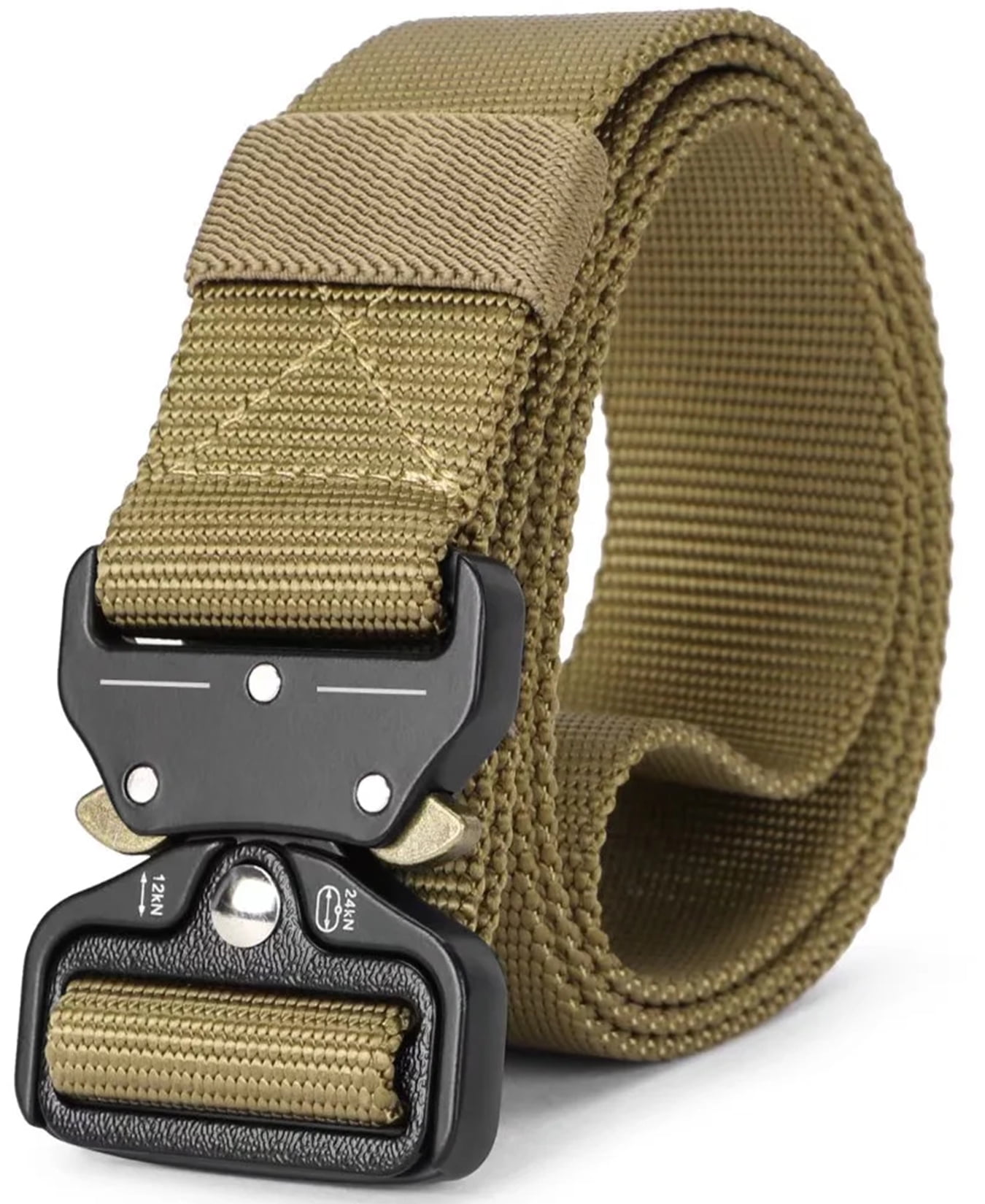 Sports Fan Belts with Metal Buckle Quick Release AIZESI 1,2PCS Nylon Military Tactical Belt Military Belt for Casual,Working,Training,Outdoor Sports,Hiking,Traveling,Combat,Army,Security 